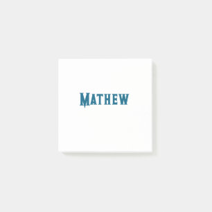 simple initial letter monogram add your name lett  post-it notes