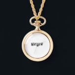 simple initial letter monogram add your name lett  watch<br><div class="desc">design</div>