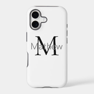 simple initial letter monogram add your name lette
