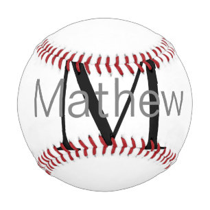 simple initial letter monogram add your name lette baseball