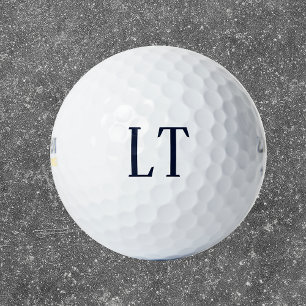 Simple Initials Golf Balls