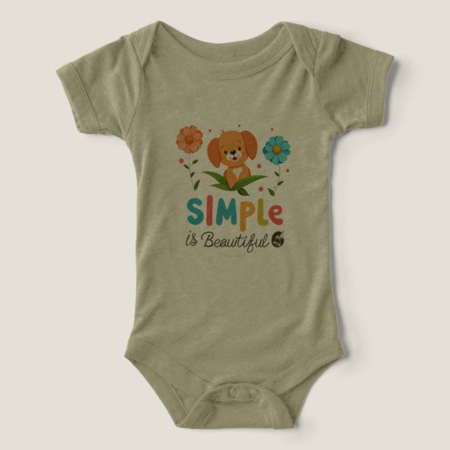 Simple is Beautiful – Bella+Canvas Infant  (Design Front)