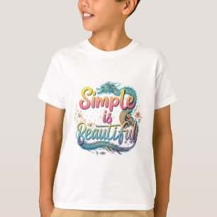 Simple is Beautiful Kids Basic T-Shirt