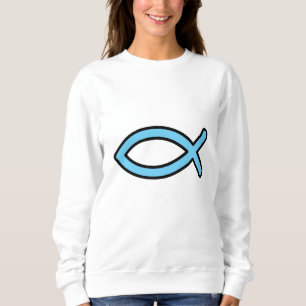 Simple Jesus Fish Sweatshirt