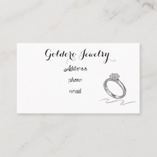 Simple jewelry Business Card