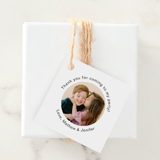 Simple Joint Birthday Favour Tags