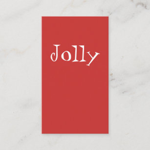 simple jolly t shirt inmodern text business card
