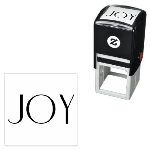Simple Joy Christmas Holiday DIY Scrapbooking Self-inking Stamp