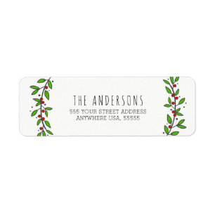 Simple Joy Wreath Modern Christmas