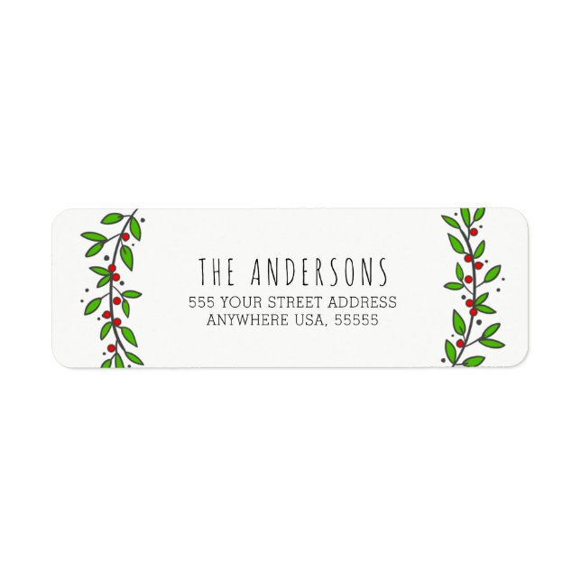 Simple Joy Wreath Modern Christmas (Front)