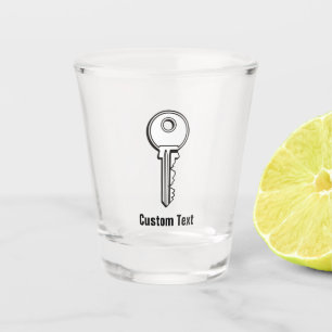 Simple Key Shot Glass