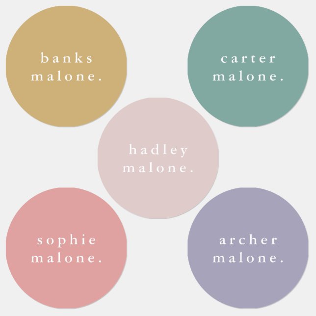 Simple Kids Name Waterproof Clothing (Group)