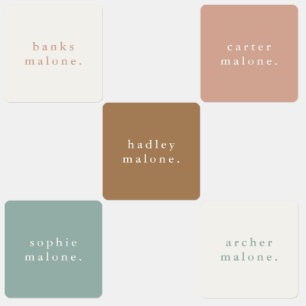 Simple Kids Name Waterproof Clothing