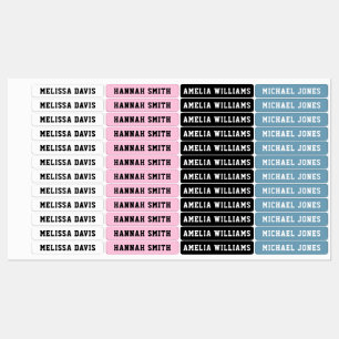 Simple Kids Waterproof Name Labels