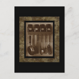 Simple Kitchen Cookin' -  Postcard