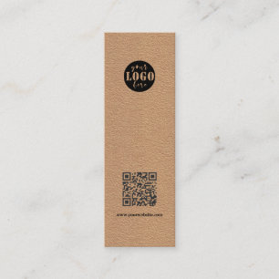 Simple Kraft Paper Bookmark Card