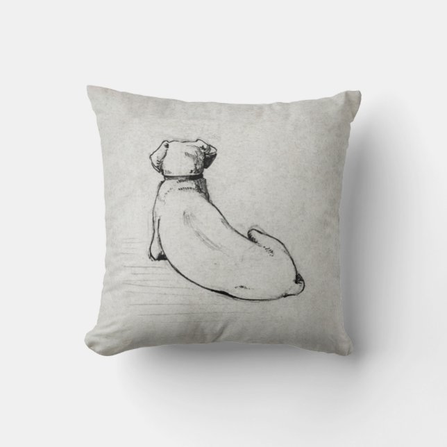 Simple Labrador Minimalist Art Cushion (Front)