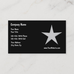 Simple Law Enforcement Business Cards