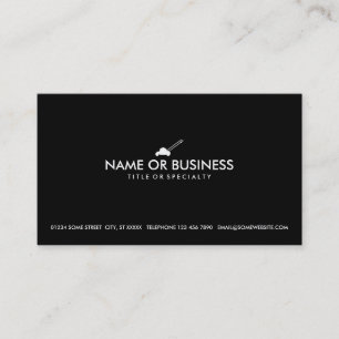 simple lawn mower business card