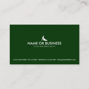 simple lawn mowing business card