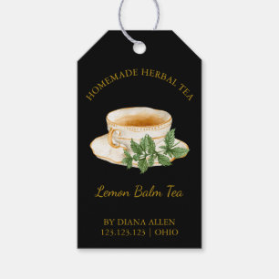 Simple Lemon Balm Tea Hang Tag 