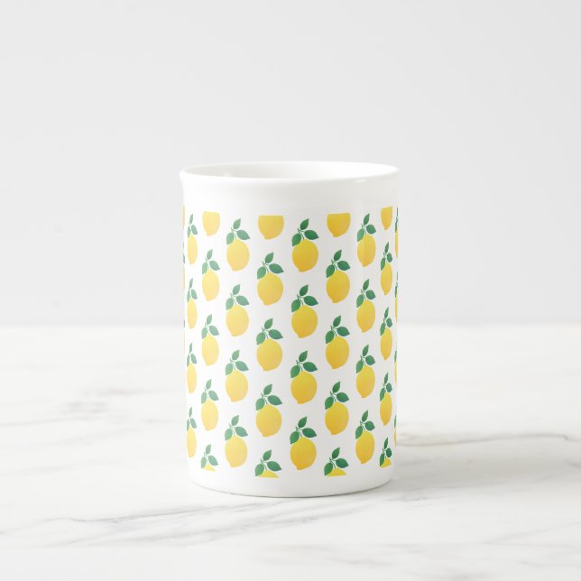 Simple Lemons Bone China Mug (Front)