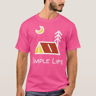 Simple Life Camping Night T-Shirt