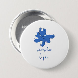 Simple Life Minimalism Button