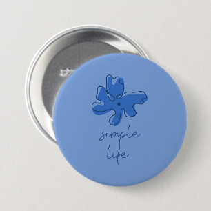Simple Life Minimalism Button