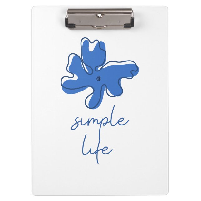 Simple Life Minimalism Clipboard (Front)