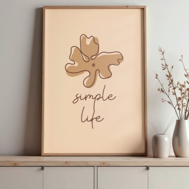 Simple Life Minimalism Wall Art (Creator Uploaded)