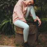 Simple Light Blue Pattern  Leggings<br><div class="desc">Stay stylish and comfortable with these women’s workout pants featuring a simple blue pattern that adds a touch of charm to your yoga clothing collection. Designed in a minimalist style, these leggings blend fun whimsical elements with a simplistic whimsy aesthetic. The basic plain design, combined with a light-coloured palette, makes...</div>