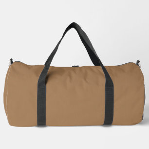 Simple Light Brown Large Duffel Bag Printed D.Bags