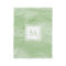 Simple Light Green Subtle Marble Modern Monogram