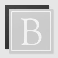 Simple Light Grey Monogram