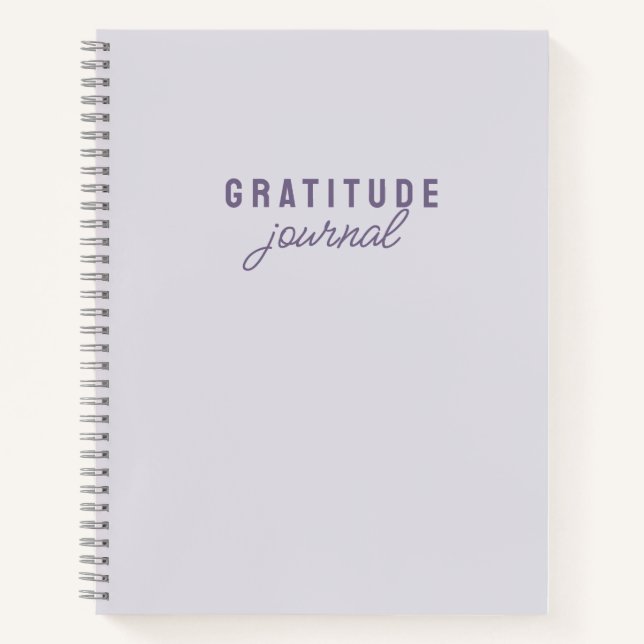 Simple Lilac Gratitude Journal (Front)