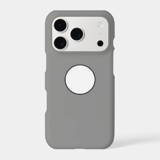 Simple Line Art Moon Phase Phone Case - Monochrome