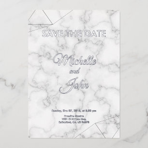 Simple Line Colour Wedding Invitation 