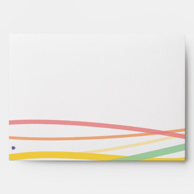 Simple Lines Matching Customisable Envelope (Front)