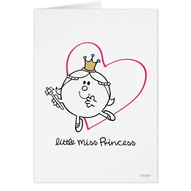 Simple Little Miss Princess | Pink Heart (Front)