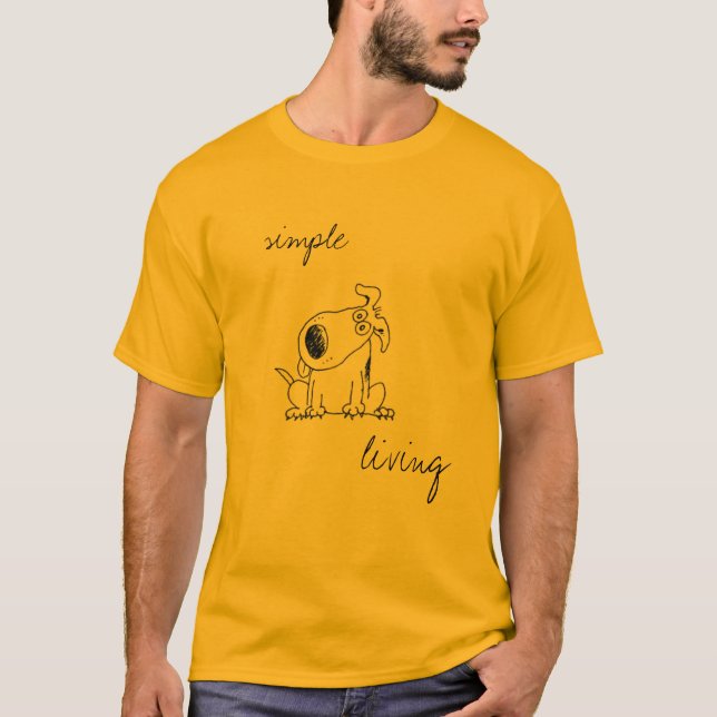 simple living T-Shirt (Front)