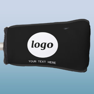 Simple Logo and Text Business Golf Head Cover