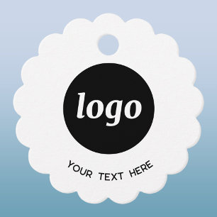 Simple Logo and Text Business Price Tags