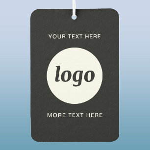 Simple Logo and Text Business Promotional Car Air Freshener