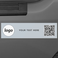 Simple Logo and Text Business QR Code Promotional
