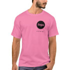 Simple Logo and Text Business T-Shirt