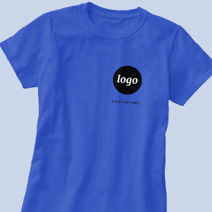 Simple Logo and Text Business T-Shirt