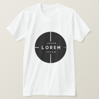 Simple Logo and Text Business T-Shirt – Minimal