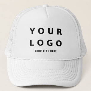 Simple Logo and Text Business Trucker Hat