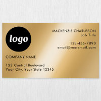 Simple Logo and Text Gold Effect
